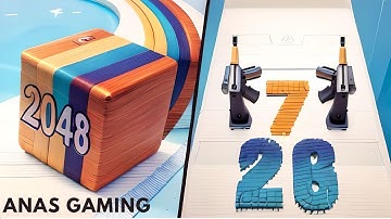 Jelly Run 2048 vs Crowd Number Run 3D | All Levels Gameplay | Android, iOS | Satisfying Mobile Games