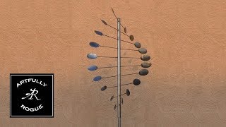 How To Build A Wind Sculpture (Secret to Spin Revealed)