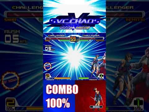 SHIKI 100% Daño #SvsC  #snkvscapcom  #combos