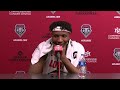 Morris Udeze Postgame - UNM vs. Wyoming (2/14/2023)