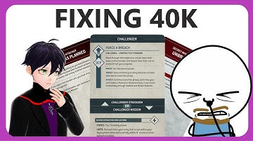 Do We Want Catch Up Mechanics in Warhammer 40K? and How we would FIX Challenger Cards