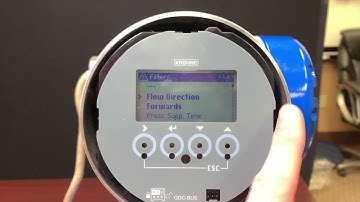 Krohne Optimass Coriolis Meter with MFC400 |  Programming: Process Input Parameters