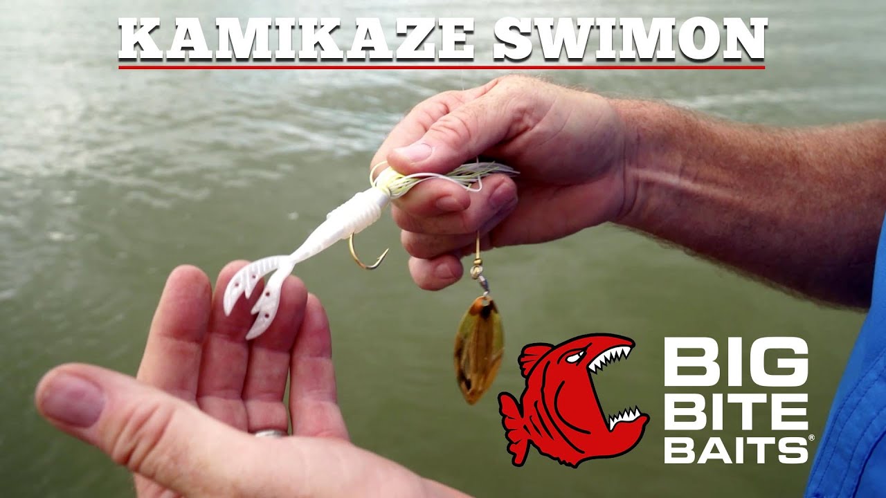 The Big Bite Baits Kamikaze Swimon is the Ideal Trailer 