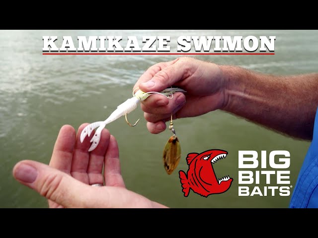 The Big Bite Baits Kamikaze Swimon is the Ideal Trailer 