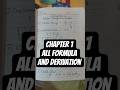 CBSE Class 12 Physics Chapter- 1 Notes ||All Formula and Derivation #trending #cbse #physics #notes
