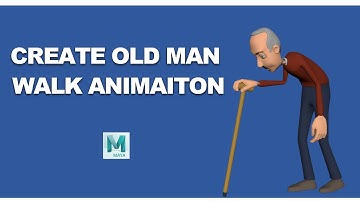 How To Create Old Man Walk Animation In Maya 2020 Tutorial
