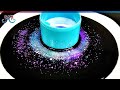 Nouveau galaxy pour  violet open cup acrylique verseur cellules sans silicone  art fluide