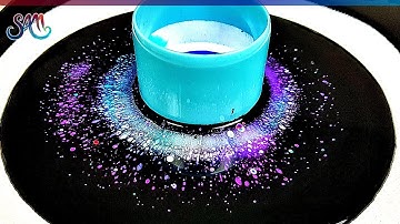 Nieuw GALAXY Pour 🌌 Violet Open Cup Acryl Giet-Cellen zonder Siliconen | Vloeistof Art