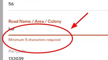 Meesho Address Fix Minimum 5 characters required in Road Name / Area / Colony Problem Solve