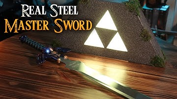 Real Steel Master Sword Replica - Zelda Breath of the Wild/Ocarina of Time - Astoria Workshop