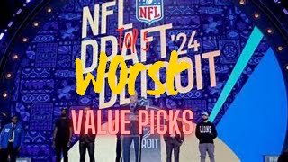 Top 5 Worst Value Picks in 2024 NFL Draft