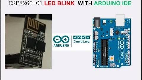 ESP8266 LED Blink  and Arduino