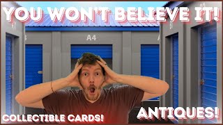 Exploring an Abandoned Storage Unit: Antiques and Collectible Cards Unboxing !