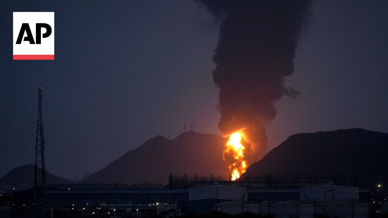Smoke rises over Fujairah oil facility in UAE after Iran drone attack