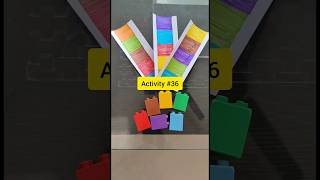 Make A Tower 🗼 #concentration #brainboostingactivity #colourcoordination #earlylearning #activity