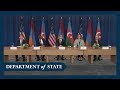 Secretary Blinken participates in the bilateral peace negotiation closing session