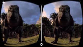 Dinosaurs VR Experience Google Cardboard Virtual Reality 3D Gameplay 1080p screenshot 3