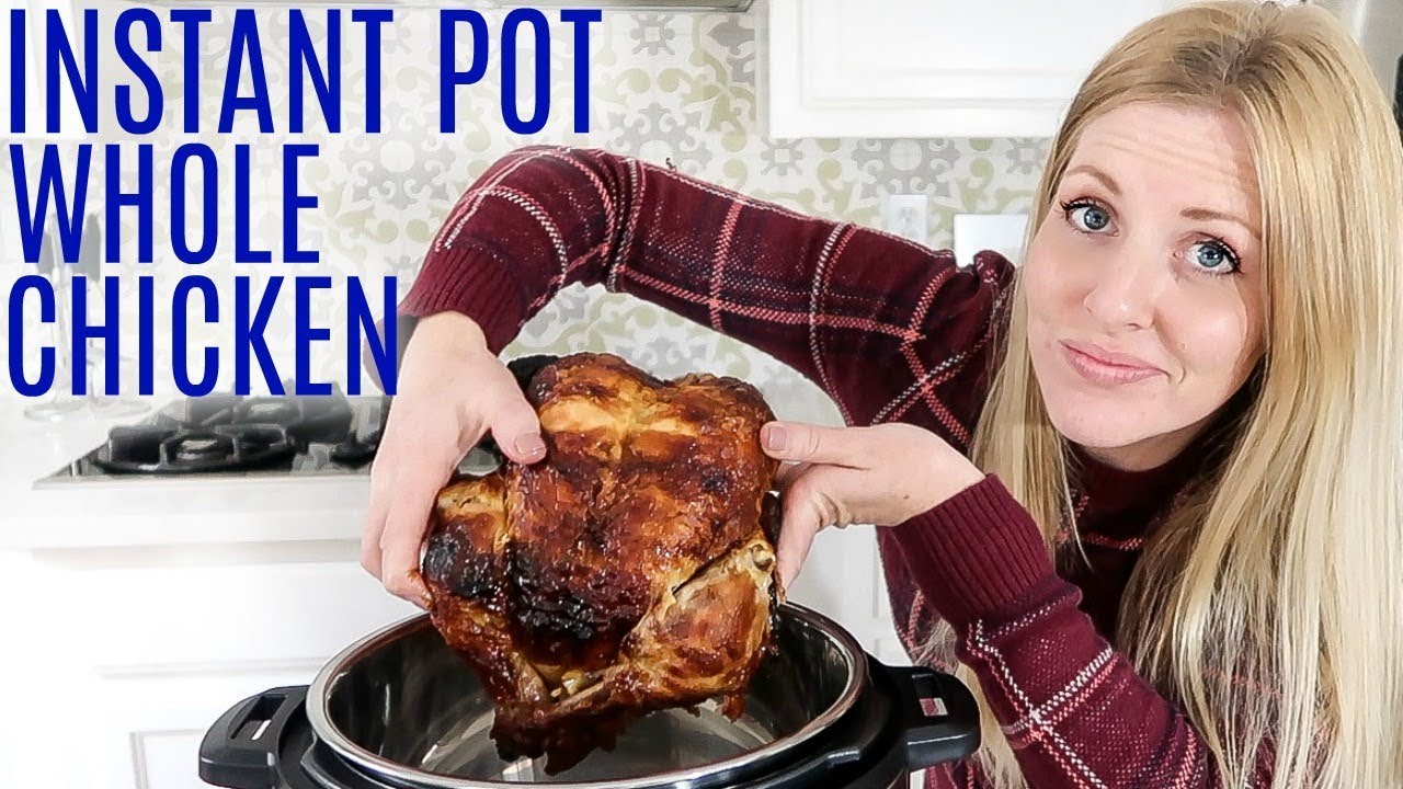 How to Cook a Whole Chicken in the Instant Pot - YouTube