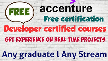 Accenture Free Developer Program Certificate | Accenture Virtual Internship forage| Free certificate