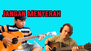 Alip Ba Ta - D'Massiv   Jangan Menyerah fingerstyle Guitar Cover Reaction    Guitarist React