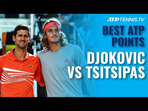 Novak Djokovic vs Stefanos Tsitsipas: Brilliant Shots & Points!