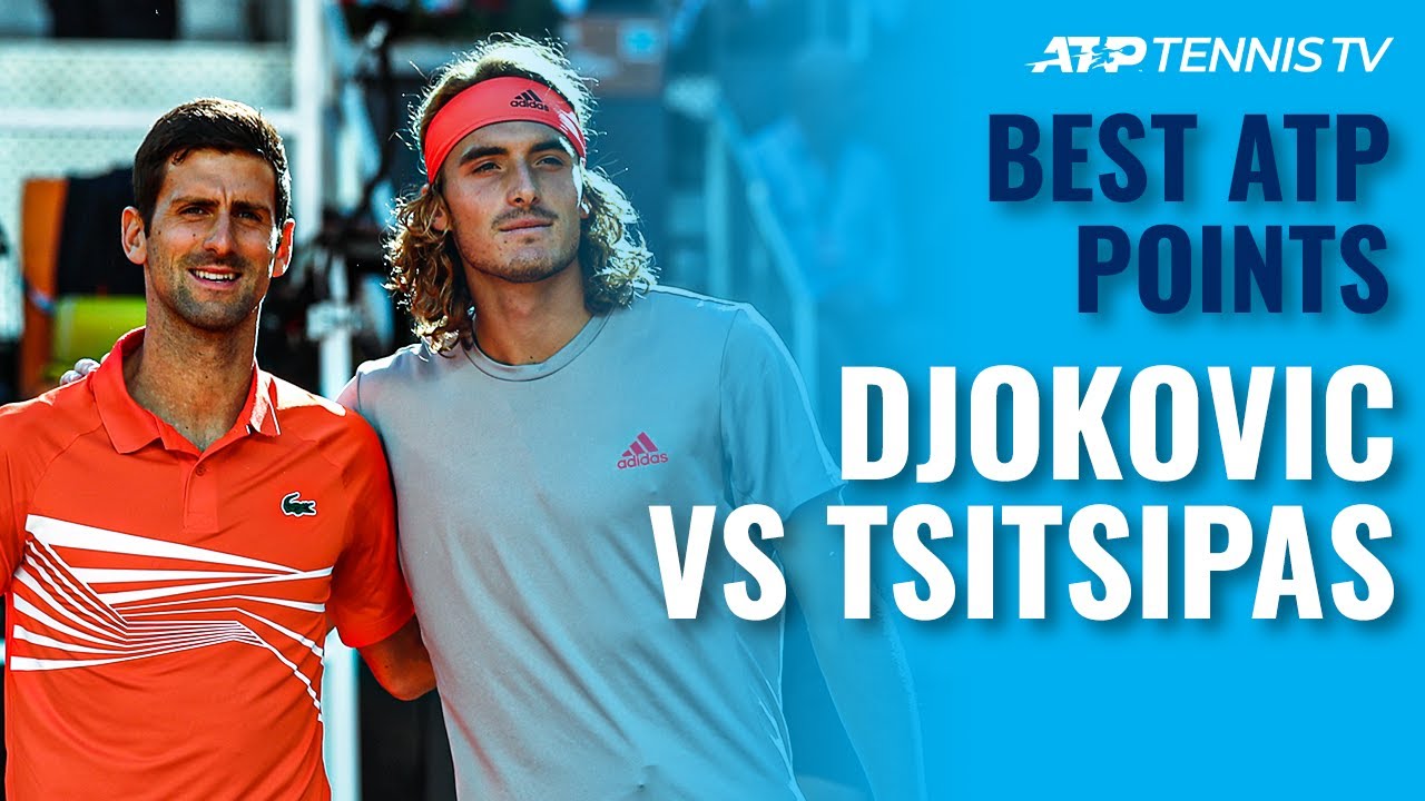 Novak Djokovic vs Stefanos Tsitsipas: Brilliant Shots & Points! - YouTube