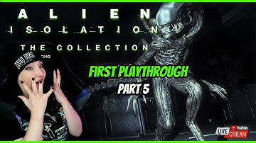 Alien: Isolation First Playthrough – Trapped on Sevastopol with a Xenomorph?! 😱 LIVE Horror PART 5