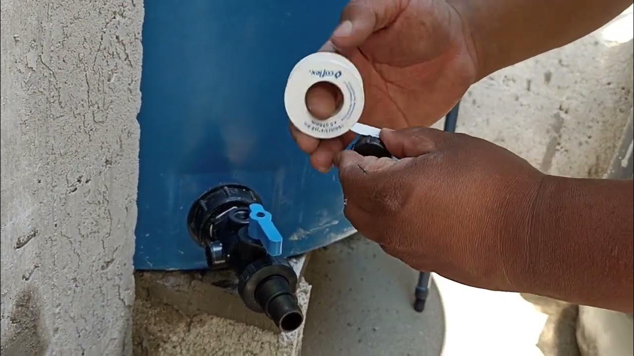 cómo instalar una llave de tinaco multiconector fórmula 2000 YouTube