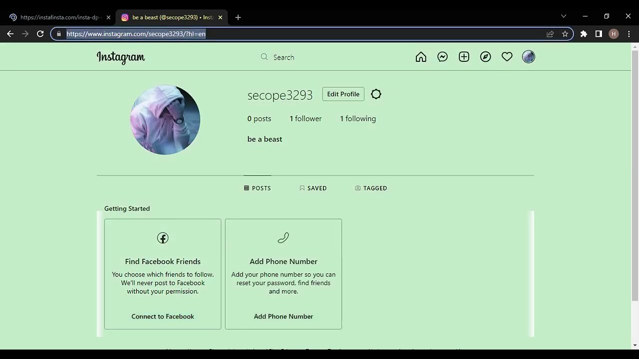 trick to view insta private profile I insta private account photo download