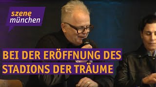 Herbert Grönemeyer bei der Eröffnung des Stadions der Träume