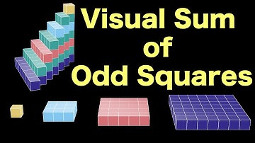 3D Visual Sum of Odd Squares | proof without words