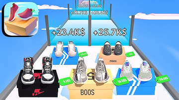 Shoes Evolution 3D ​- All Levels Gameplay Android,ios (Levels 63-65)