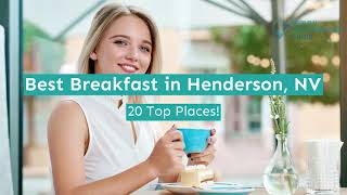 Best Breakfast in Henderson, NV