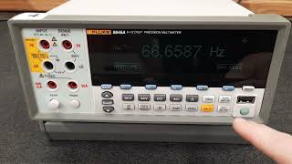 Get Yours: The Fluke 8846A No. 4 is Up for Sale! Boot, Display Test, Software/Version Info