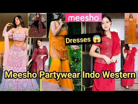 Meesho Haul | Meesho Partywear Anarkali Dress/Gown Haul💃Meesho Indo ...