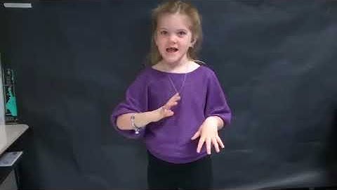 Snow Day    ASL   Handshape story