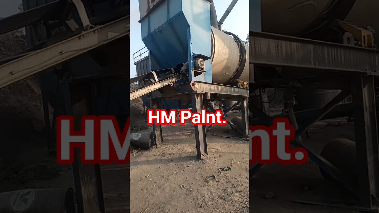 Bitumen Hot Mix Plant ( Damar Plant )🔥