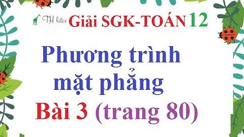 Bài tập toán hình trang 80 lớp 12