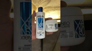 Loreal xtenso Shampoo & Masque for Permanent straightening Hair!! #loreal #viral #lorealparis
