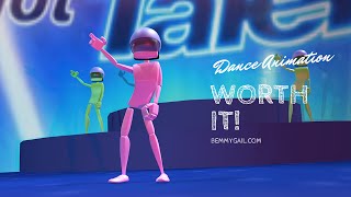 Dancing 3d Animation Worth It by Fifth Harmony Autodesk Maya - Bemmygail