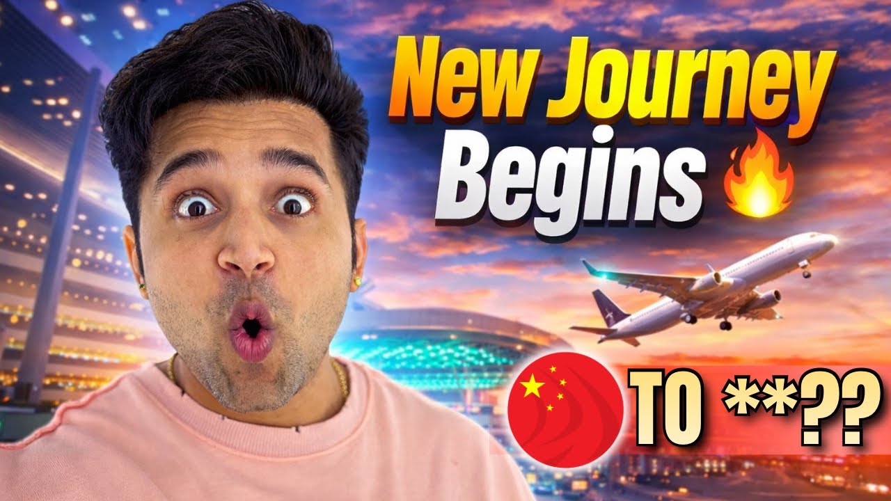 International Trip Begins 🇨🇳✈️ | Indian Living in China 🇮🇳