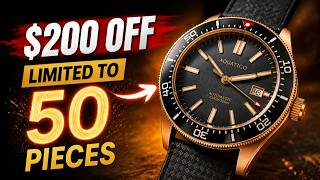 This Bronze Dive Watch Has a $200 Discount and It's Limited to 50 Pieces