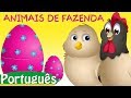 Animais De Fazenda Nenéns (Learn Farm Animals) | Ovos de Surpresa Brinquedos | ChuChu TV