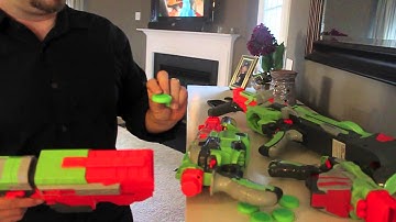 Nerf Vortex Vigilon Test Shots Video Review - The Toy Spy