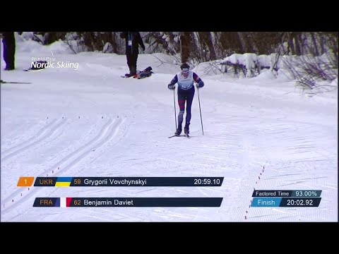 Benjamin Daviet | Biathlon Sprint | World Para Nordic Skiing World Champs | Prince George 2019