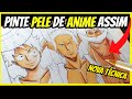 OS SEGREDOS! de PINTAR  a PELE DE ANIME COM LÁPIS BARATO ( FABER CASTEEL)