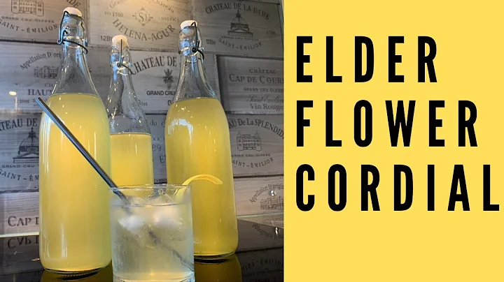 Easy Elderflower cordial