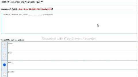 ENG508 - Semantics and Pragmatics quiz-04.