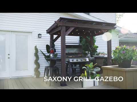Saxony XL Grill Gazebo – Backyard Discovery