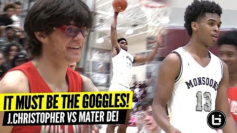 The GOGGLES Give Him POWERS! Josh Christopher vs Mater Dei RELOADED!!